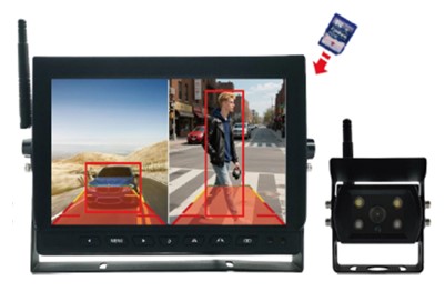 Kit de monitor y camara de uso rudo con IA