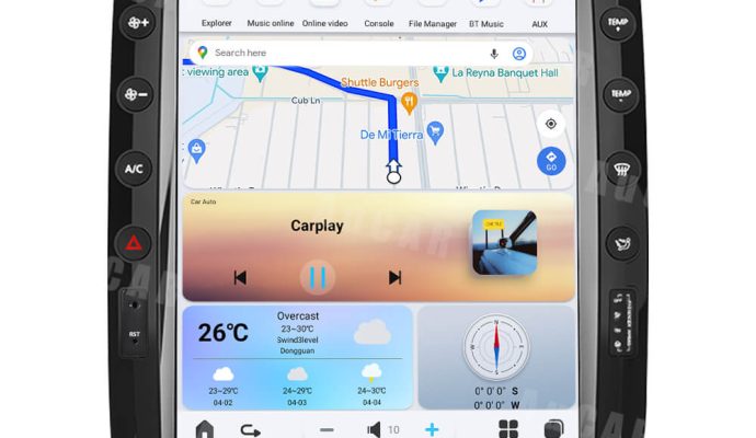 Pantalla de formato Vertical para Toyota Tacoma 2005-2015