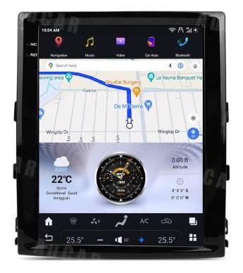 Pantalla de formato vertical para Porsche Cayenne 2012-2017