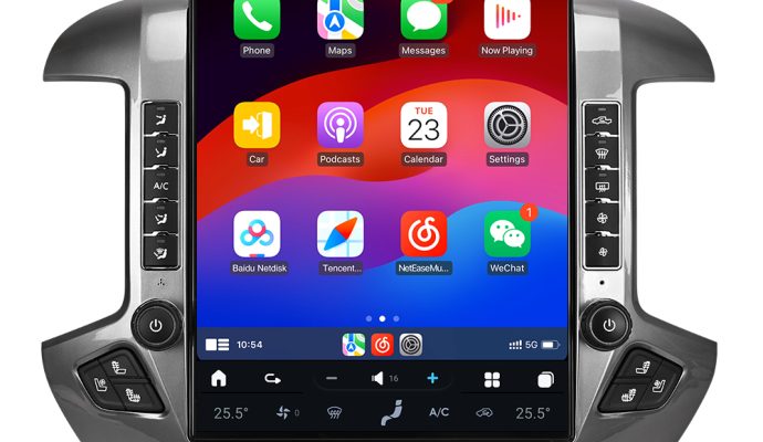 Pantalla de formato vertical para Chevrolet Silverado/ GMC Sierra 2014-2019